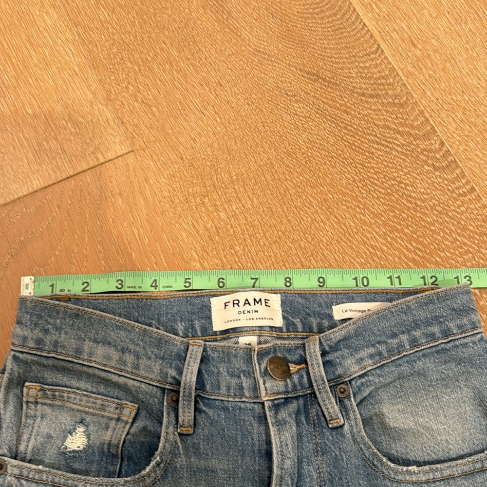 FRAME DENIM Le Vintage Bermuda Shorts 26 - Picture 10 of 11